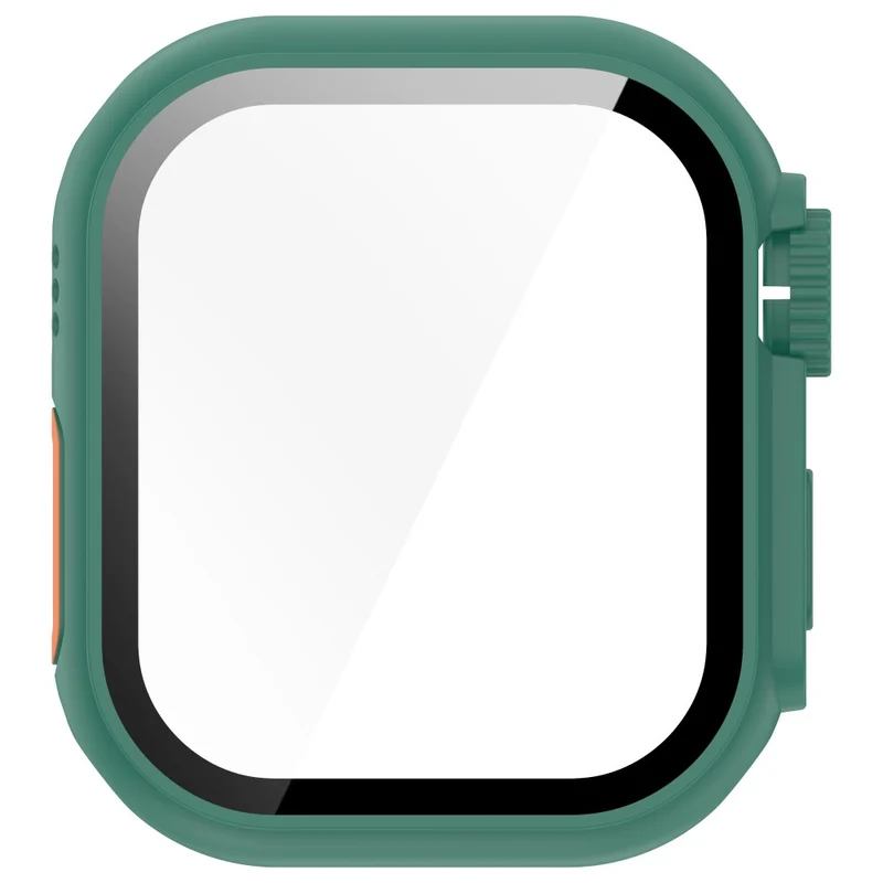 Mega Stylisch Apple Watch Series 10 46mm Hülle mit Displayschutz in Glas und Silikon