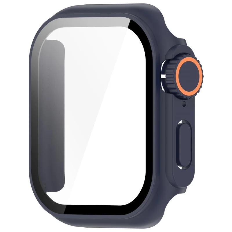 Mega Stylisch Apple Watch Series 10 46mm Hülle mit Displayschutz in Glas und Silikon