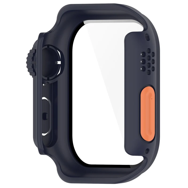 Mega Stylisch Apple Watch Series 10 46mm Hülle mit Displayschutz in Glas und Silikon