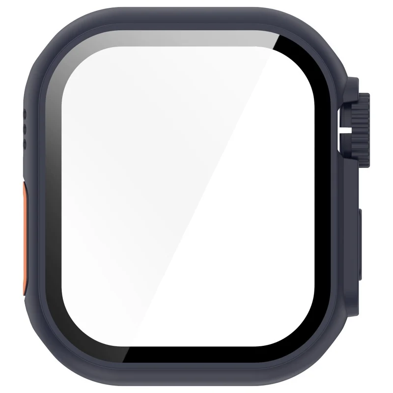Mega Stylisch Apple Watch Series 10 46mm Hülle mit Displayschutz in Glas und Silikon
