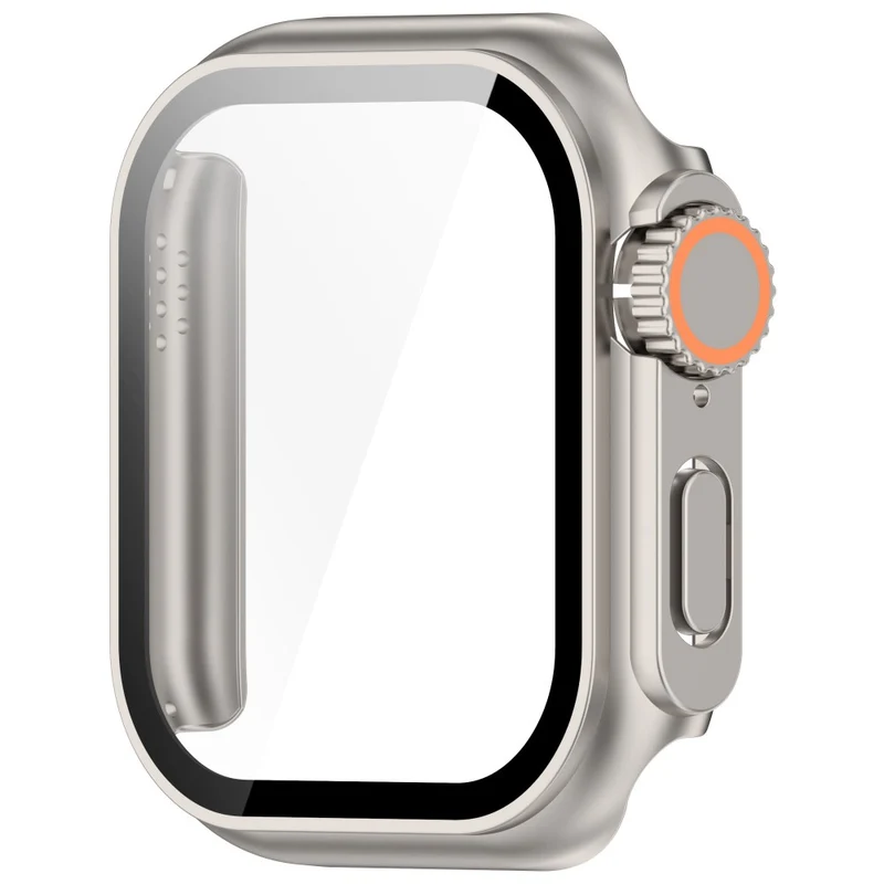 Mega Stylisch Apple Watch Series 10 46mm Hülle mit Displayschutz in Glas und Silikon