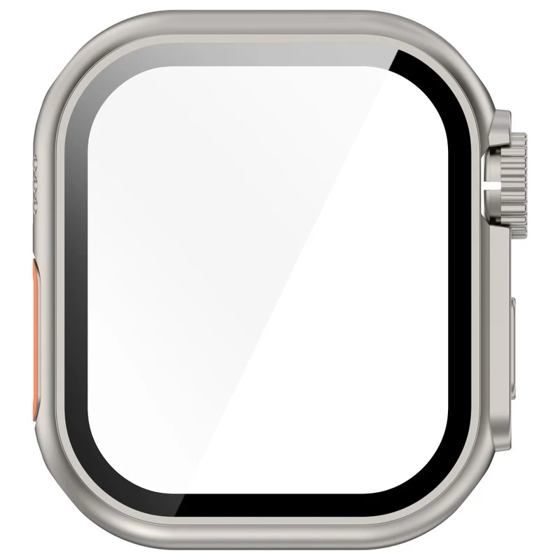 Mega Stylisch Apple Watch Series 10 46mm Hülle mit Displayschutz in Glas und Silikon