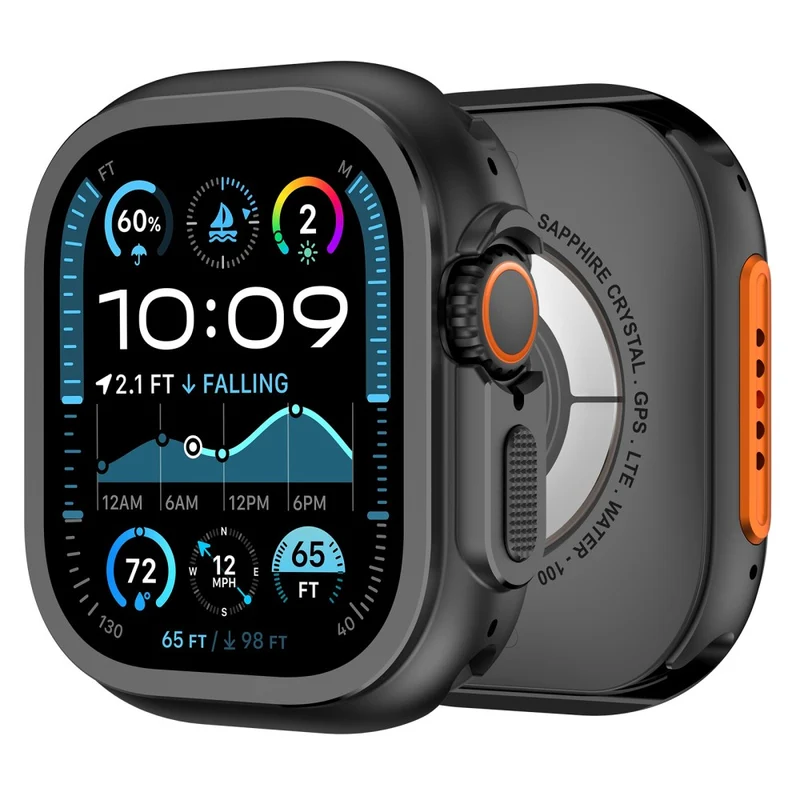 Apple Watch Ultra 2 Schützende Metall Bumper