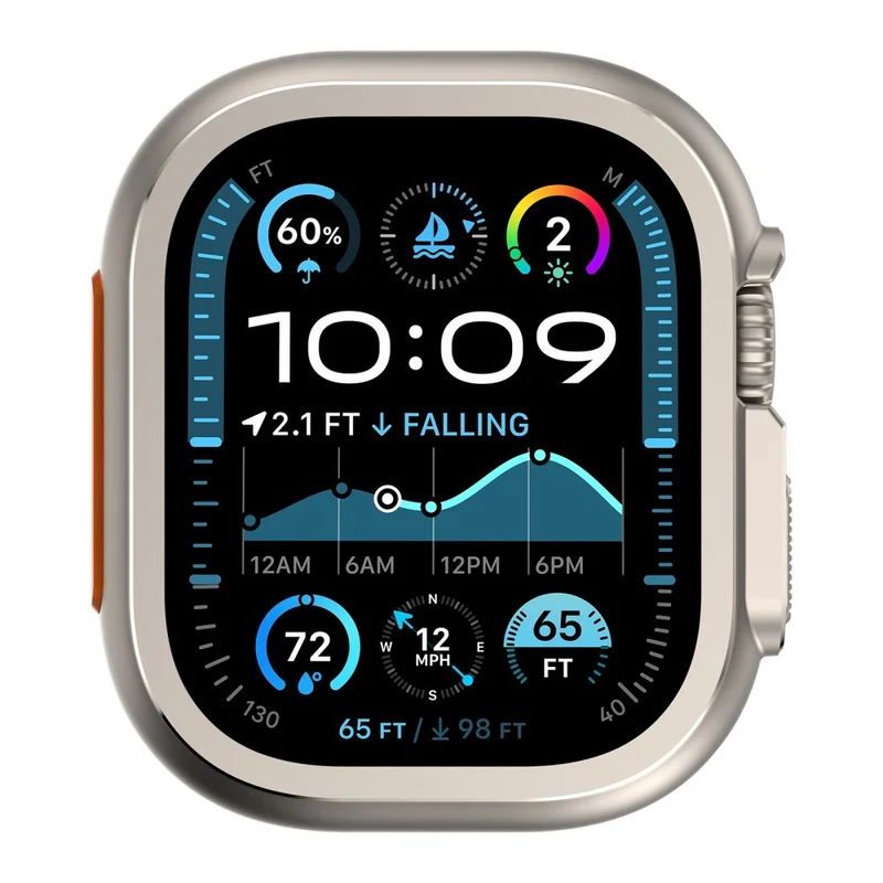 Apple Watch Ultra 2 Schützende Metall Bumper