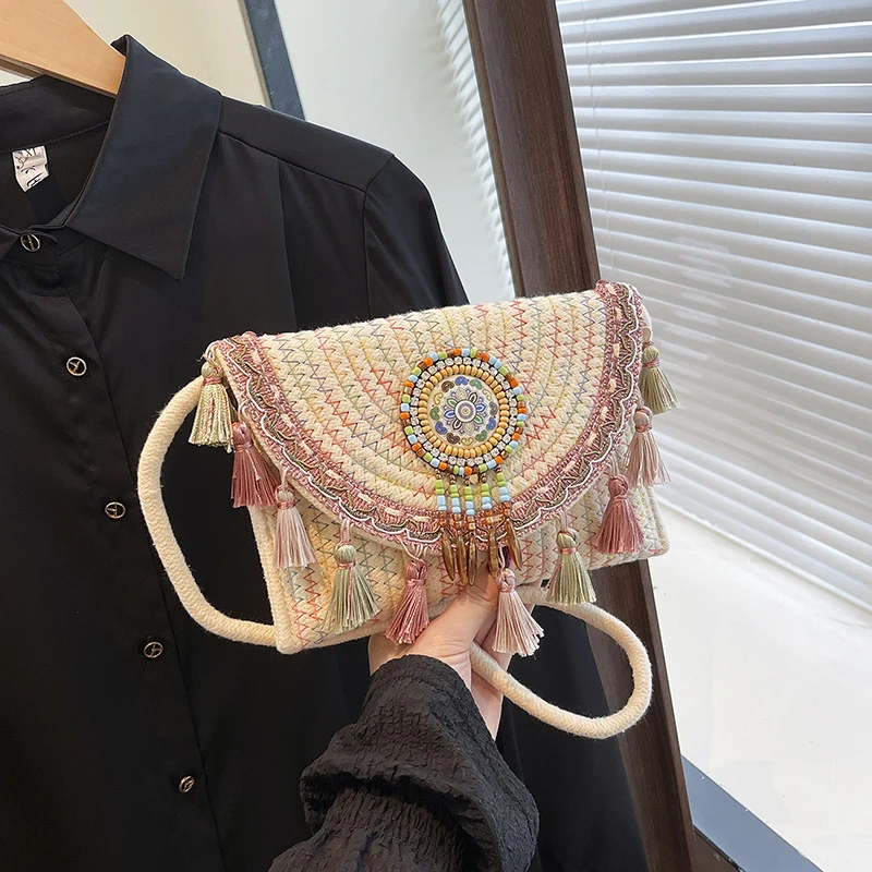 Bohemian Handgefertigte Umhängetasche