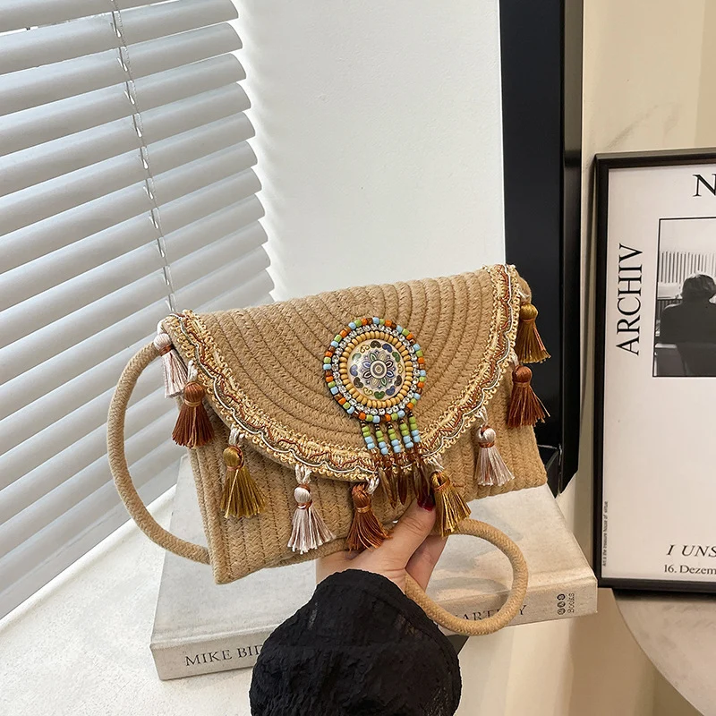 Bohemian Handgefertigte Umhängetasche