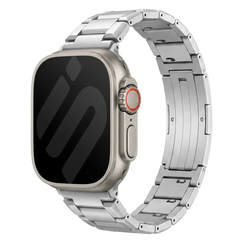 Apple Watch Raffiniert Titanarmband (Silber)