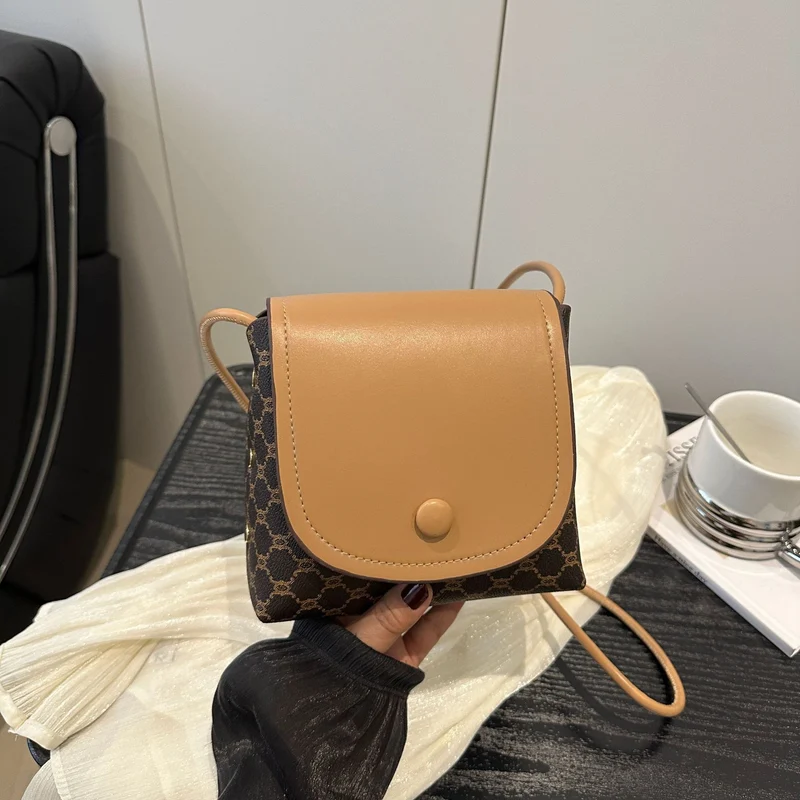 Strukturierte Handheld Schultertasche