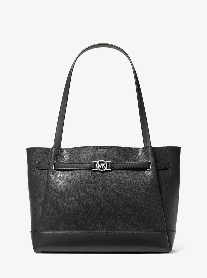 Michael Kors Tote Damen Reed Large Pebbled Leather Tote Schwarz 35F4S6RT3T-BLACK-OS