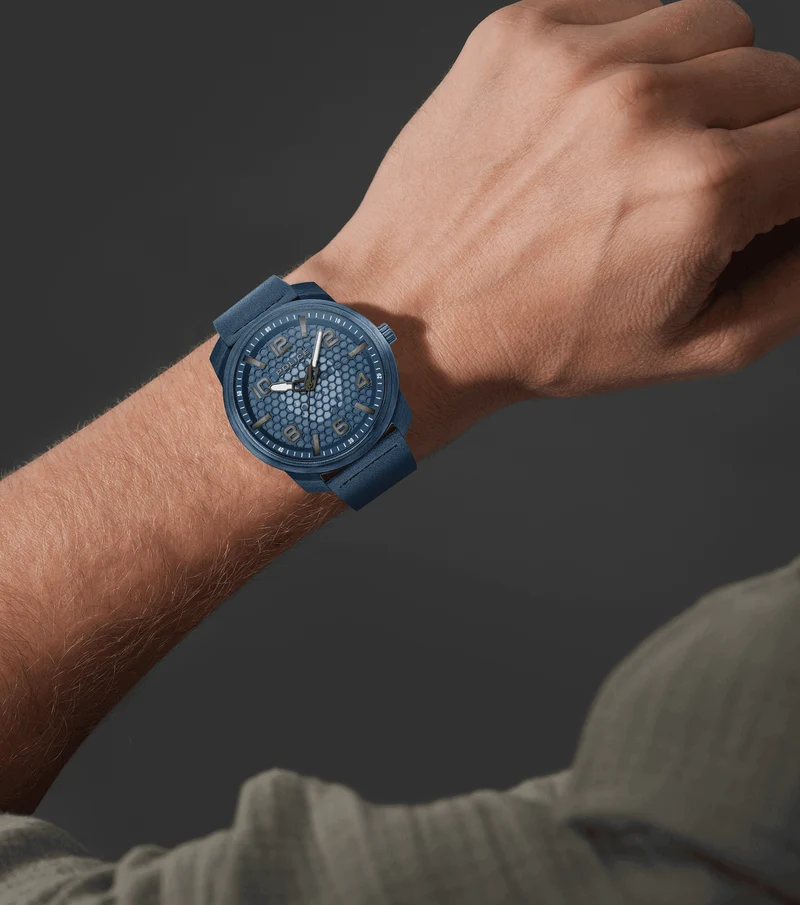 Police Protector PEWGA0049101 Herrenuhr Grau • Braunes Lederarmband • 5 ATM Wasserdichtigkeit