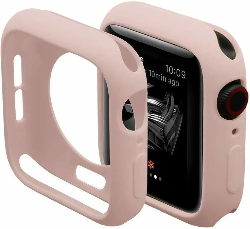 Apple Watch TPU Case (Grey/Pink)