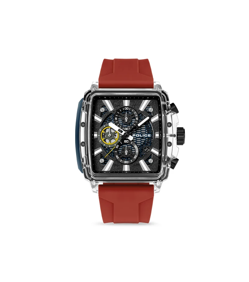 Police Clout Octet PEWGO00776X0 Herrenuhr Schwarz • Quarz-Chronograph • 8 austauschbare Armbänder