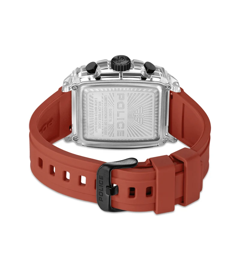 Police Clout Octet PEWGO00776X0 Herrenuhr Schwarz • Quarz-Chronograph • 8 austauschbare Armbänder