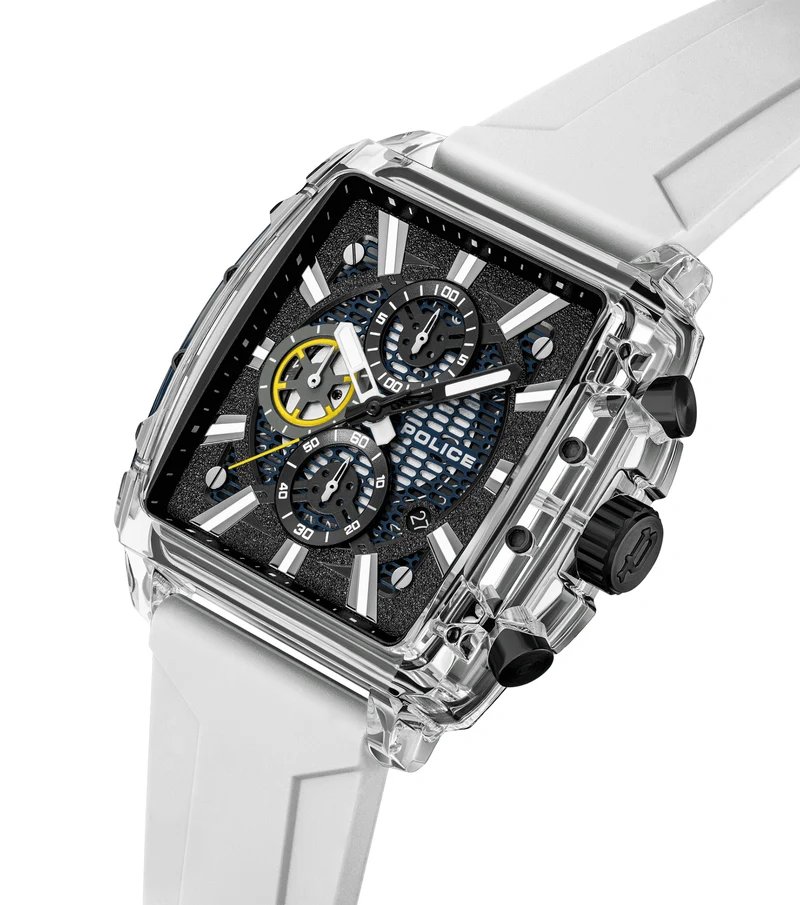 Police Clout Octet PEWGO00776X0 Herrenuhr Schwarz • Quarz-Chronograph • 8 austauschbare Armbänder