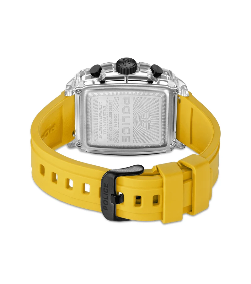 Police Clout Octet PEWGO00776X0 Herrenuhr Schwarz • Quarz-Chronograph • 8 austauschbare Armbänder