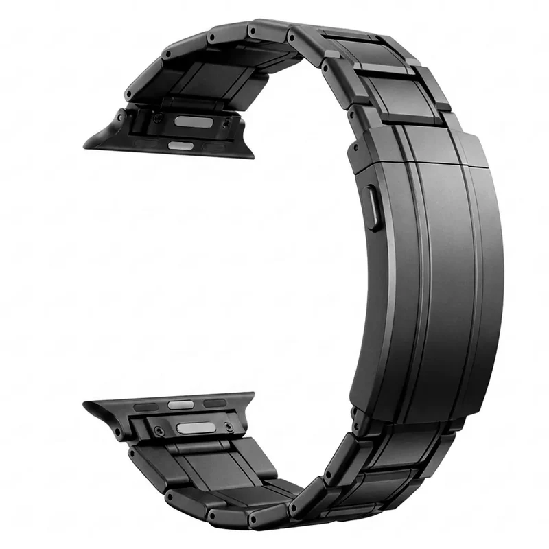 Apple Watch Ultra Verstellbares Titanarmband (Schwarz)