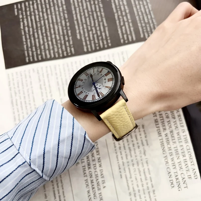 Sehr Cool Samsung Smartwatch Echtes Leder Universell Armband