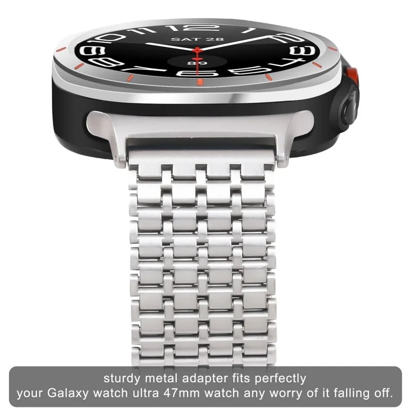 Unglaublich Cool Samsung Galaxy Watch Ultra 47mm Metall Armband