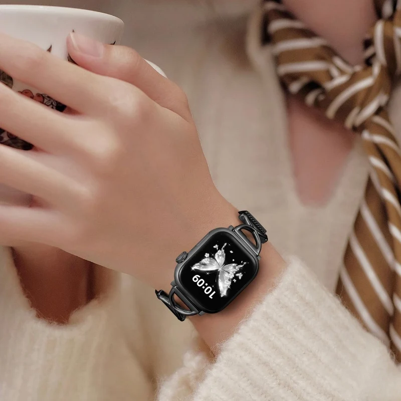 Bequem Apple Smartwatch Metall Universell Armband