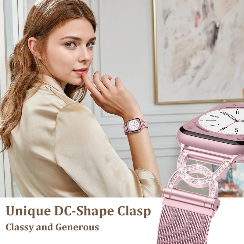 Fantastisch Apple Smartwatch Metall Und Strass Universell Armband
