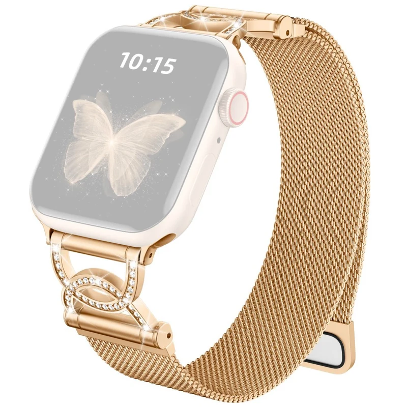 Fantastisch Apple Smartwatch Metall Und Strass Universell Armband
