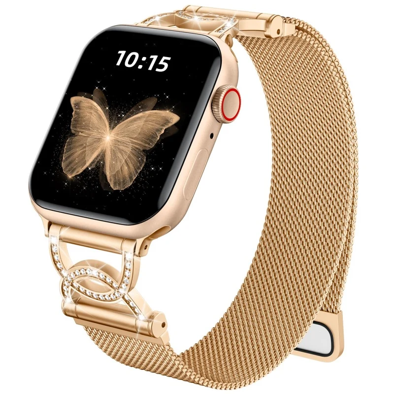 Fantastisch Apple Smartwatch Metall Und Strass Universell Armband