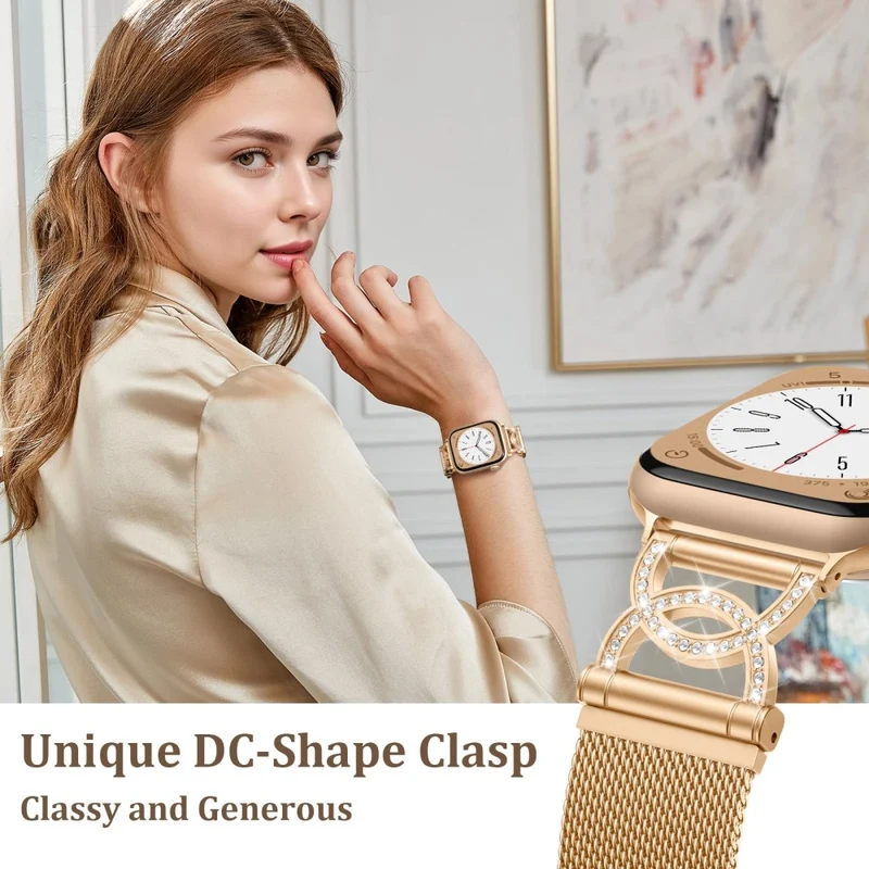 Fantastisch Apple Smartwatch Metall Und Strass Universell Armband