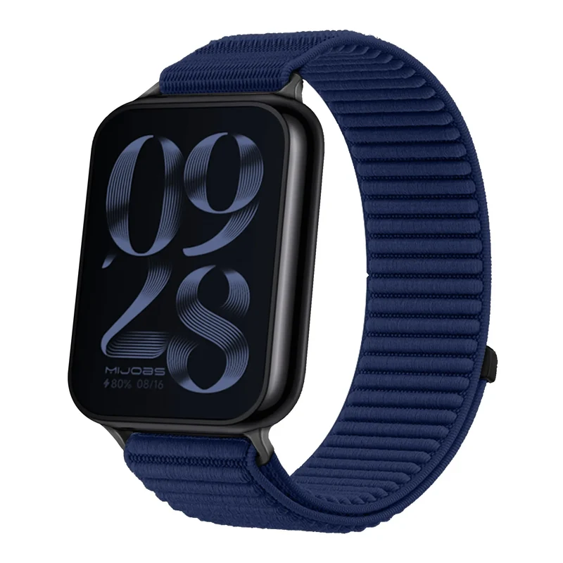 Xiaomi Smart Band 9 Pro Wave Nylonarmband (Dunkelblau)