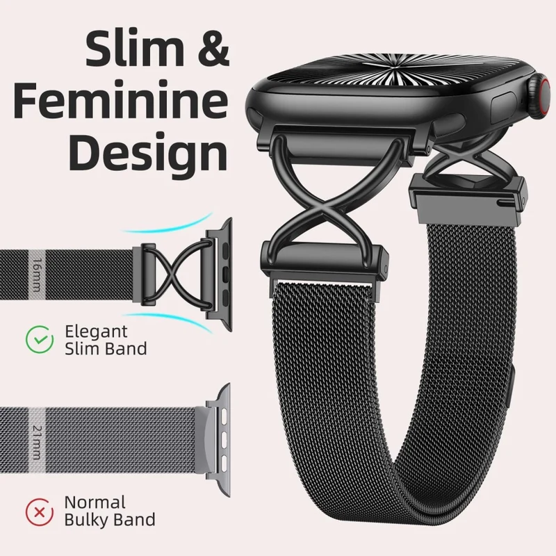 Wunderbar Apple Smartwatch Metall Universell Armband