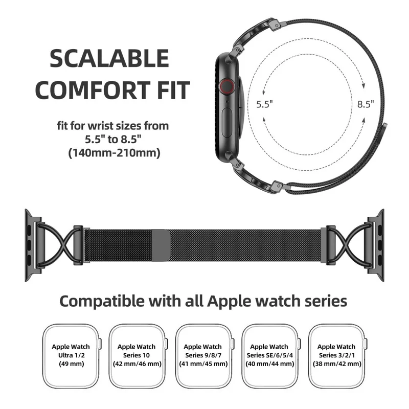 Wunderbar Apple Smartwatch Metall Universell Armband