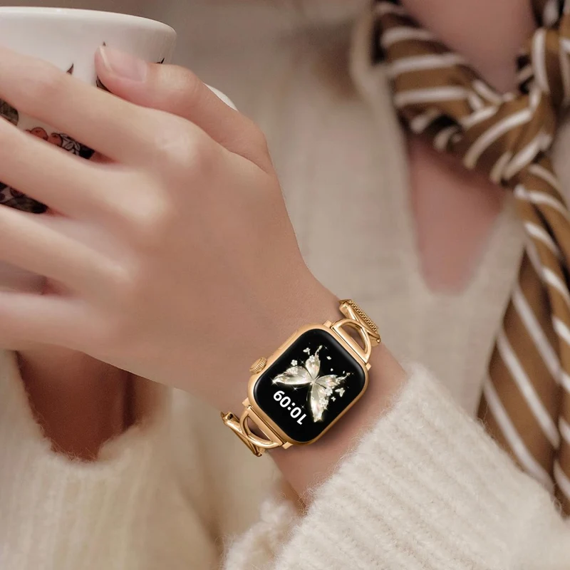 Wunderbar Apple Smartwatch Metall Universell Armband