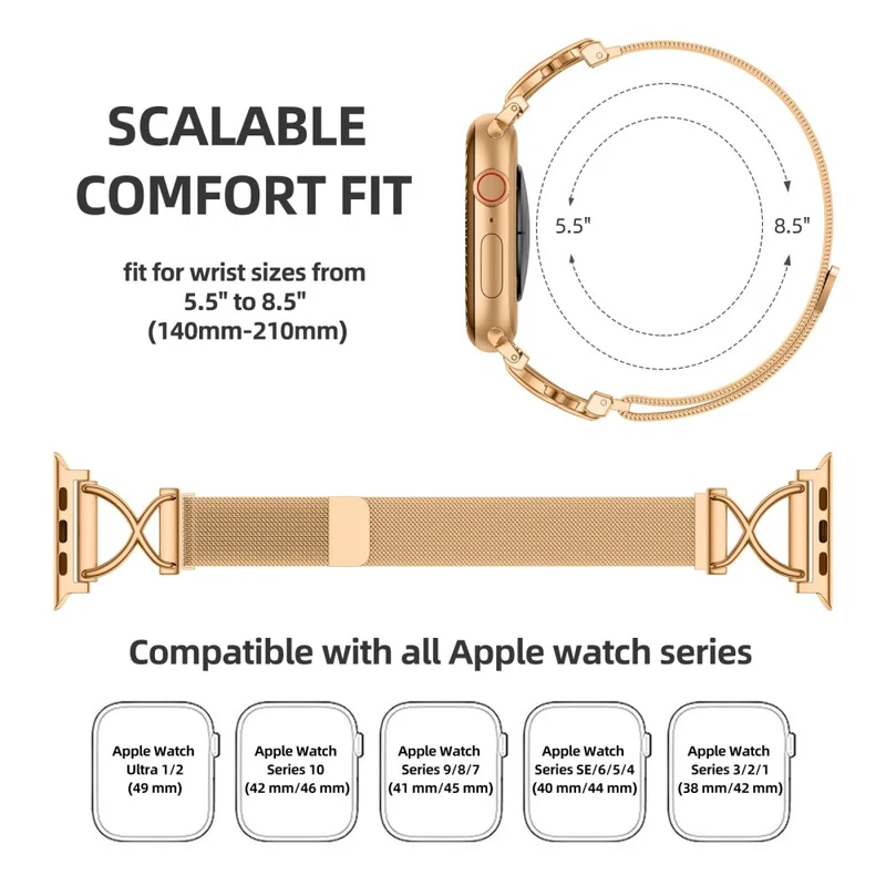 Wunderbar Apple Smartwatch Metall Universell Armband