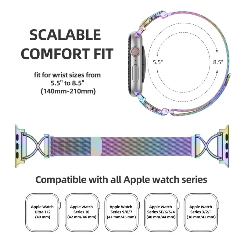Wunderbar Apple Smartwatch Metall Universell Armband