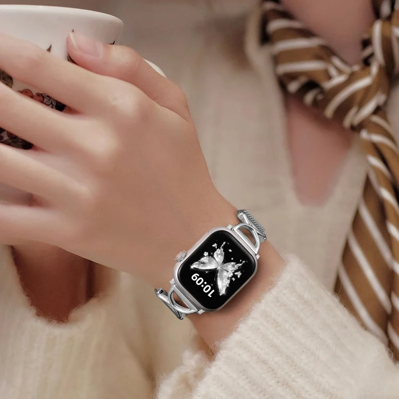 Modisch Apple Smartwatch Metall Universell Armband