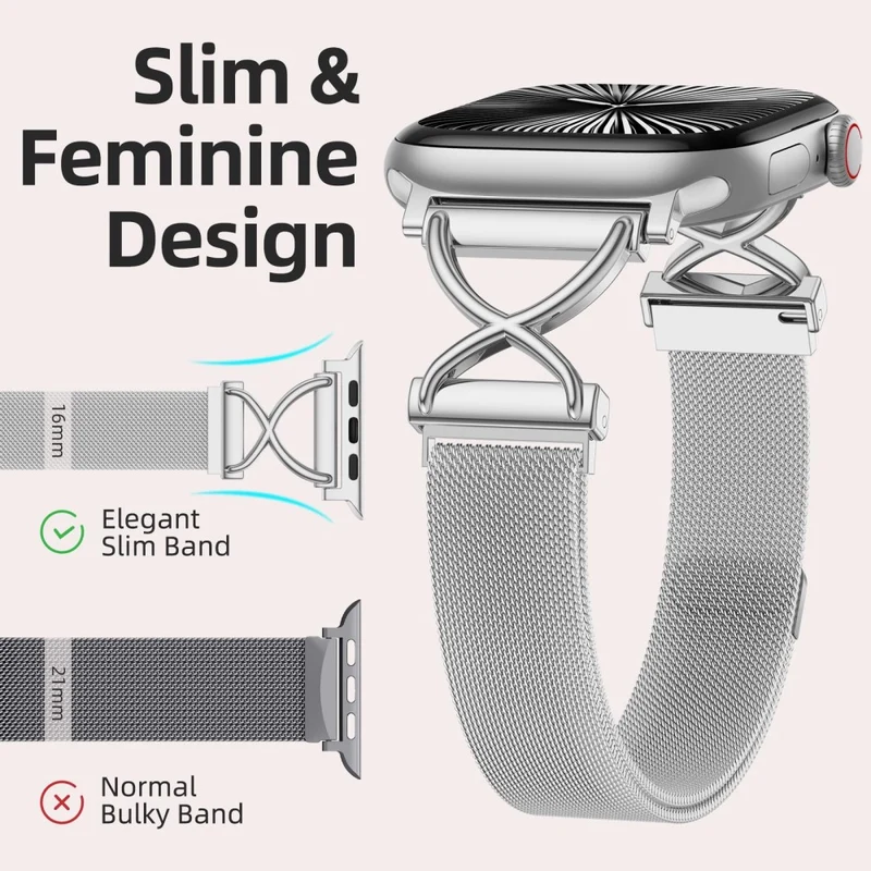 Mega Elegant Apple Smartwatch Metall Universell Armband