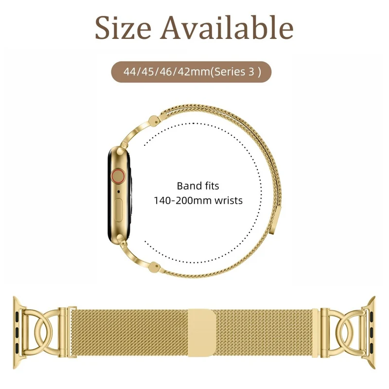 Absolut Bequem Apple Smartwatch Metall Universell Armband