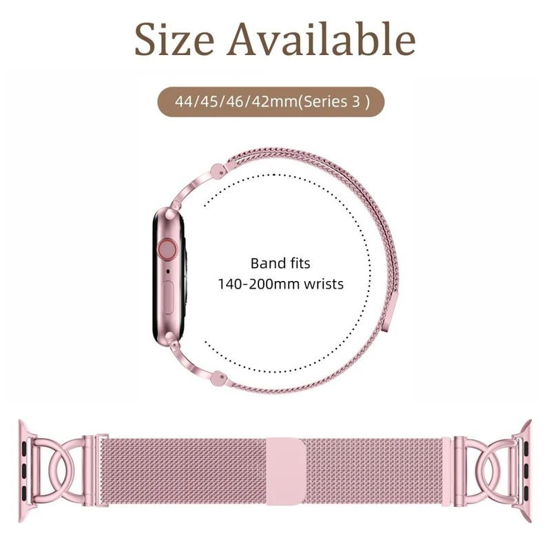 Absolut Bequem Apple Smartwatch Metall Universell Armband