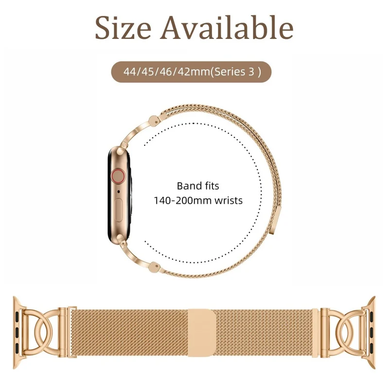 Absolut Bequem Apple Smartwatch Metall Universell Armband