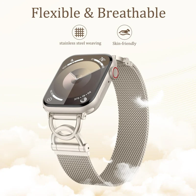Absolut Bequem Apple Smartwatch Metall Universell Armband