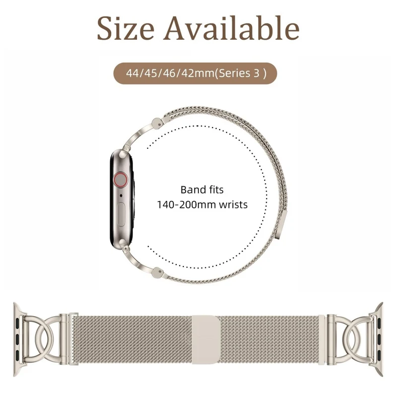Absolut Bequem Apple Smartwatch Metall Universell Armband
