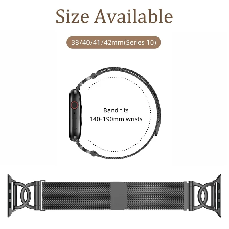 Unglaublich Angenehm Apple Smartwatch Metall Universell Armband