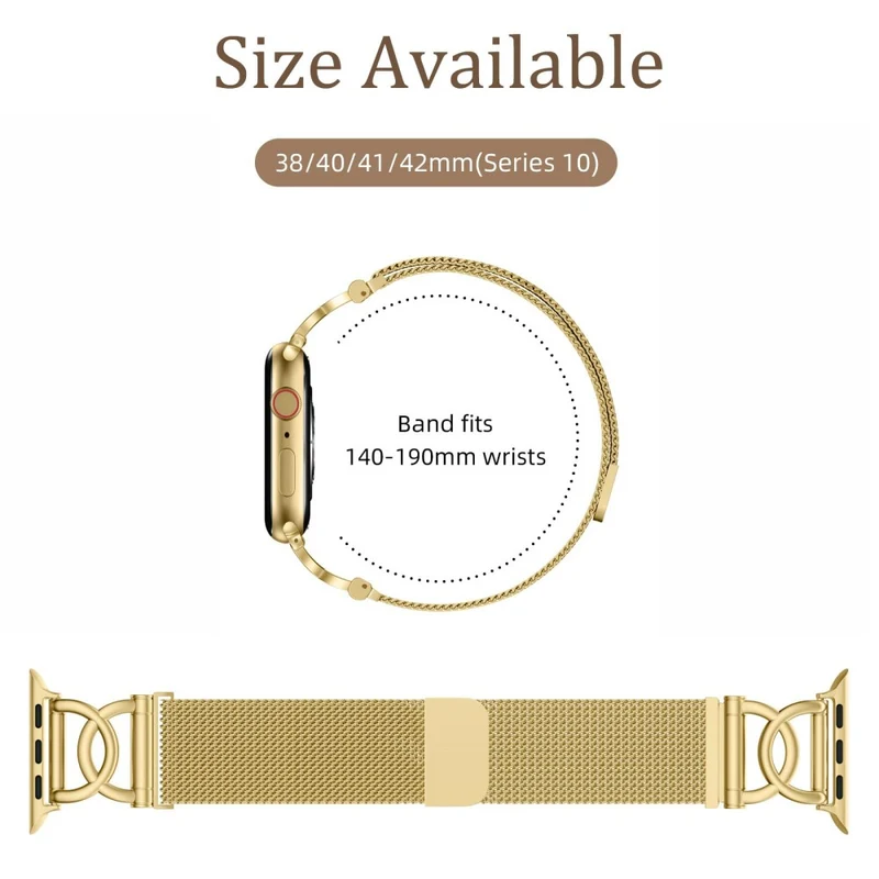 Unglaublich Angenehm Apple Smartwatch Metall Universell Armband