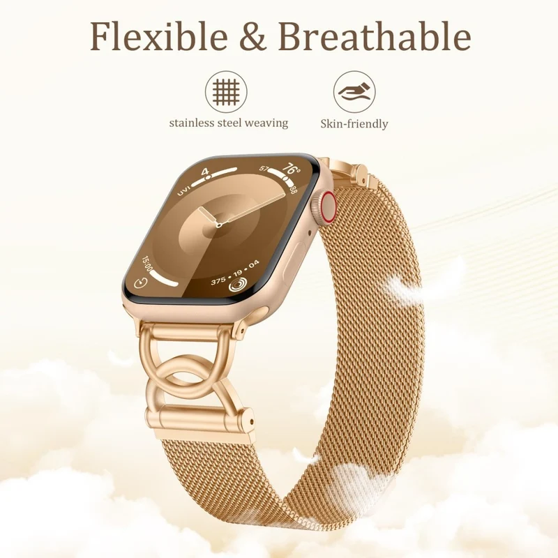 Unglaublich Angenehm Apple Smartwatch Metall Universell Armband