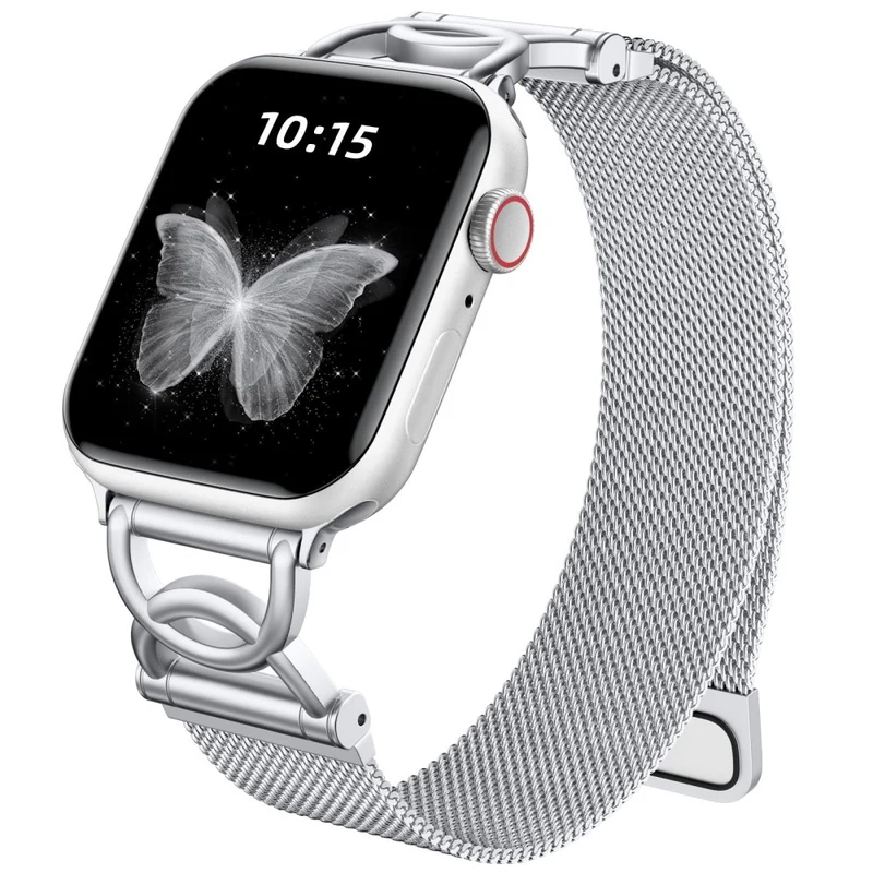 Bemerkenswert Elegant Apple Smartwatch Metall Universell Armband