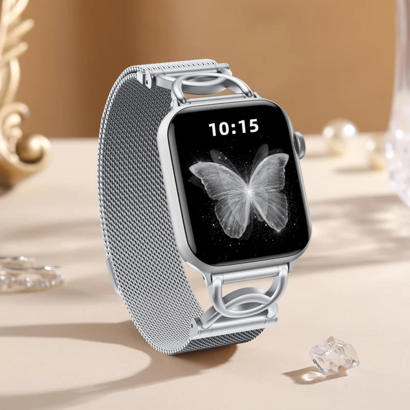 Bemerkenswert Elegant Apple Smartwatch Metall Universell Armband