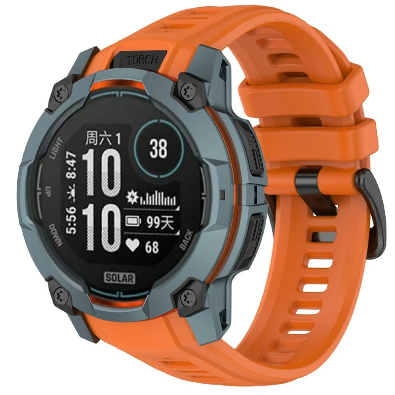 Unglaublich Bequem Garmin Instinct 3 AMOLED 50mm / Garmin Instinct 3 Solar 50mm Silikon Universell Armband