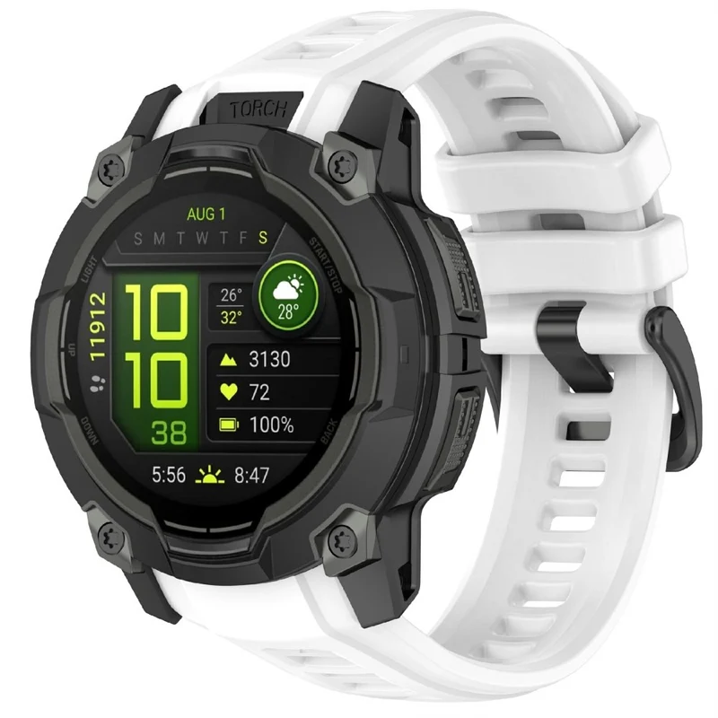 Unglaublich Bequem Garmin Instinct 3 AMOLED 50mm / Garmin Instinct 3 Solar 50mm Silikon Universell Armband