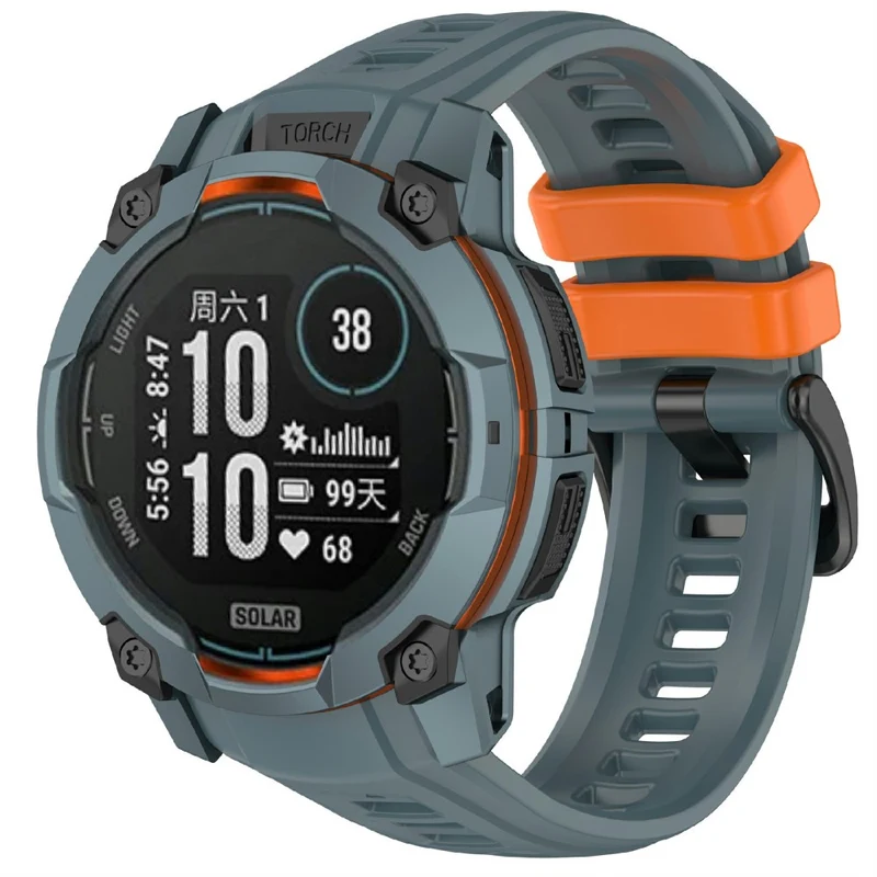 Unglaublich Bequem Garmin Instinct 3 AMOLED 50mm / Garmin Instinct 3 Solar 50mm Silikon Universell Armband