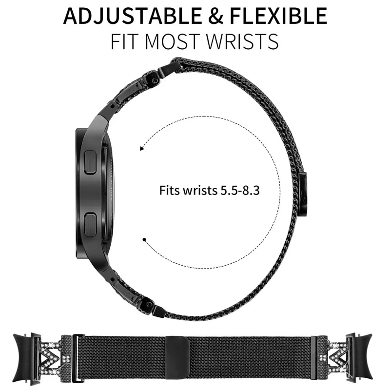 Mega Elegant Samsung Smartwatch Metall Und Strass Universell Armband