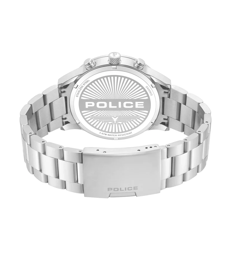 Police Levuka PEWGK0092502 Herrenuhr Silber • Mineralglas • Multifunktion